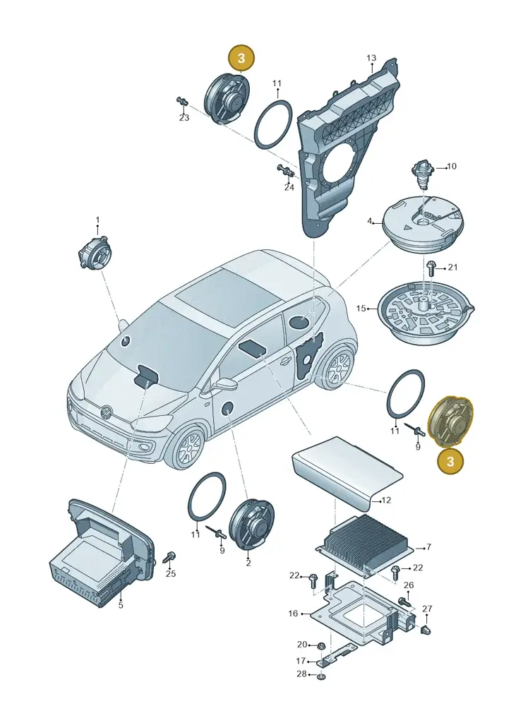1SL035710 — SEAT Mii (2011-2019) diagram 723035350, position 3