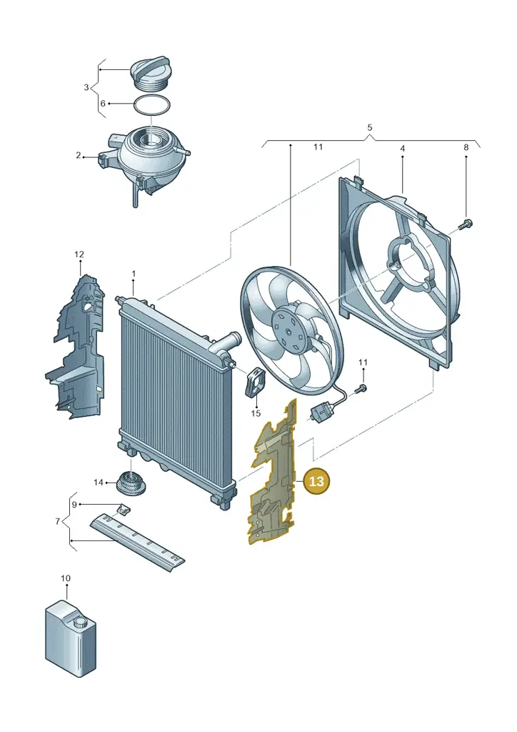 1SL121283A — SEAT Mii (2011-2019) diagram 892122010, position 13