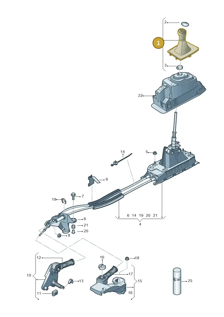 1SL711113HNDG — SEAT Mii (2011-2019) diagram 781711300, position 1