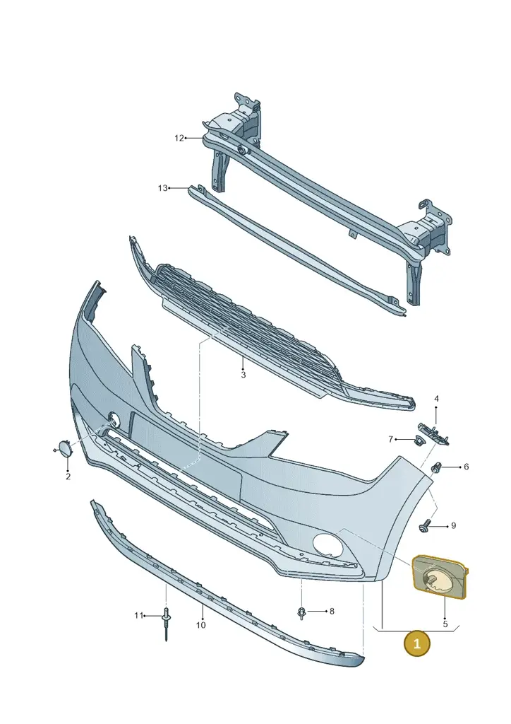 1SL807217DGRU — SEAT Mii Electric (2020-2021) diagram 735807000, position 1