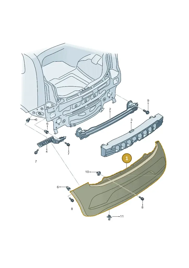 1SL807421DGRU — SEAT Mii Electric (2020-2021) diagram 735807500, position 1