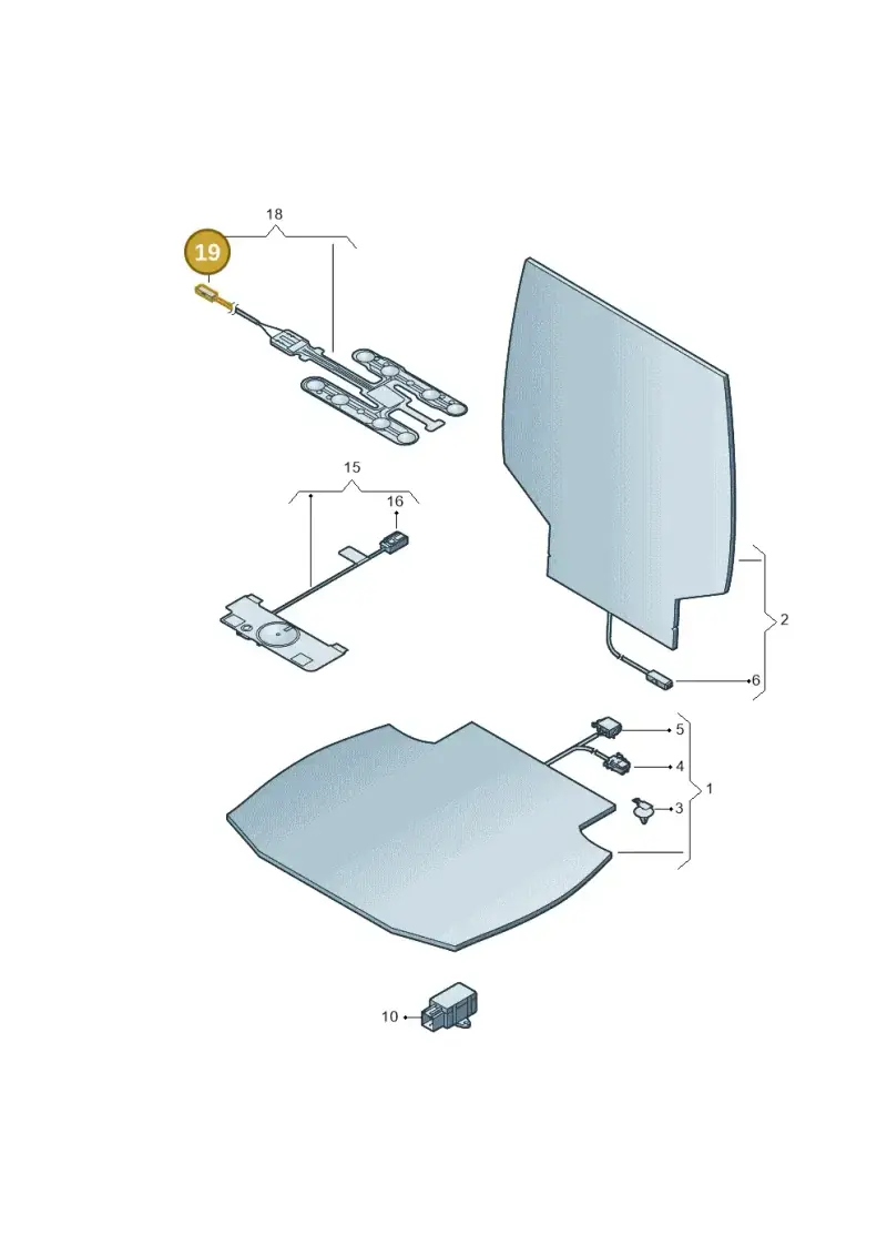 1T0973119 — SEAT Mii electric (2020-2021) diagram 899963000, position 19