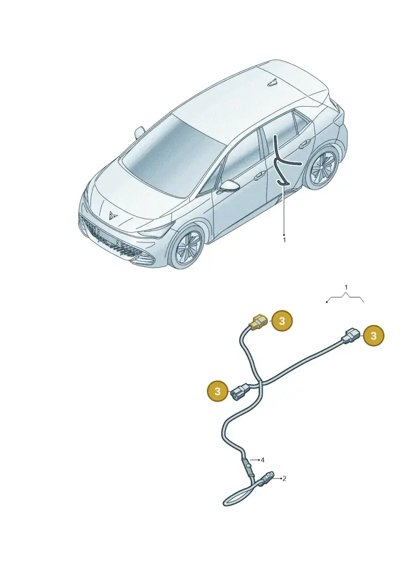 1T0973332 — SEAT EBoost CUPRA (2021-) diagram 10s972028, position 3
