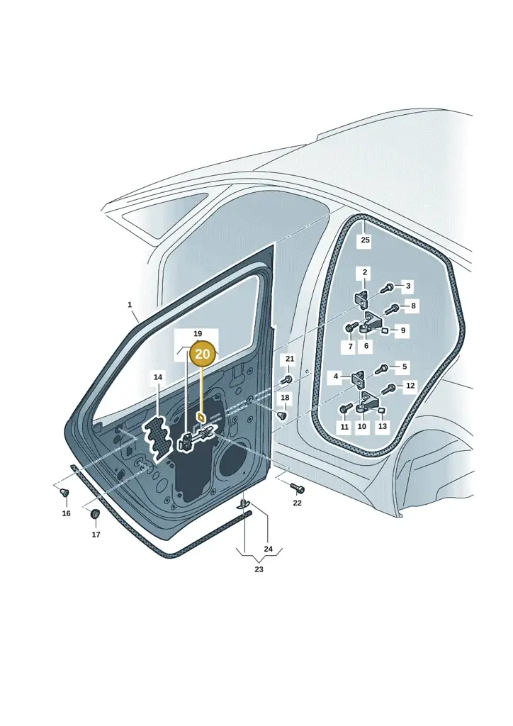 2G0837923 — SEAT EBoost CUPRA (2021-) diagram 10a833000, position 20