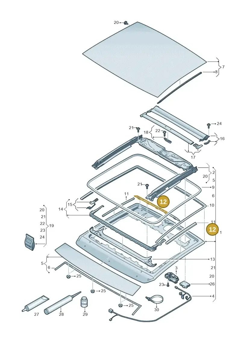 2G0877179 — SEAT Leon style (2019-) diagram 835877000, position 12