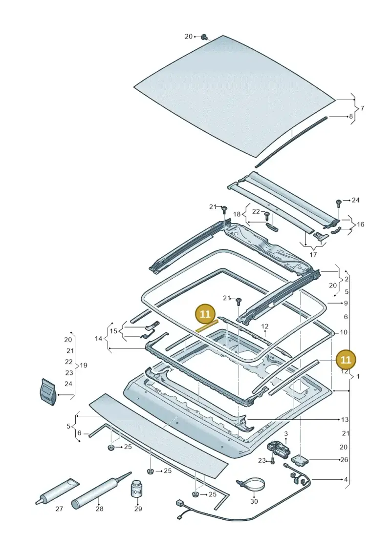 2G0877440 — SEAT Leon style (2019-) diagram 835877000, position 11