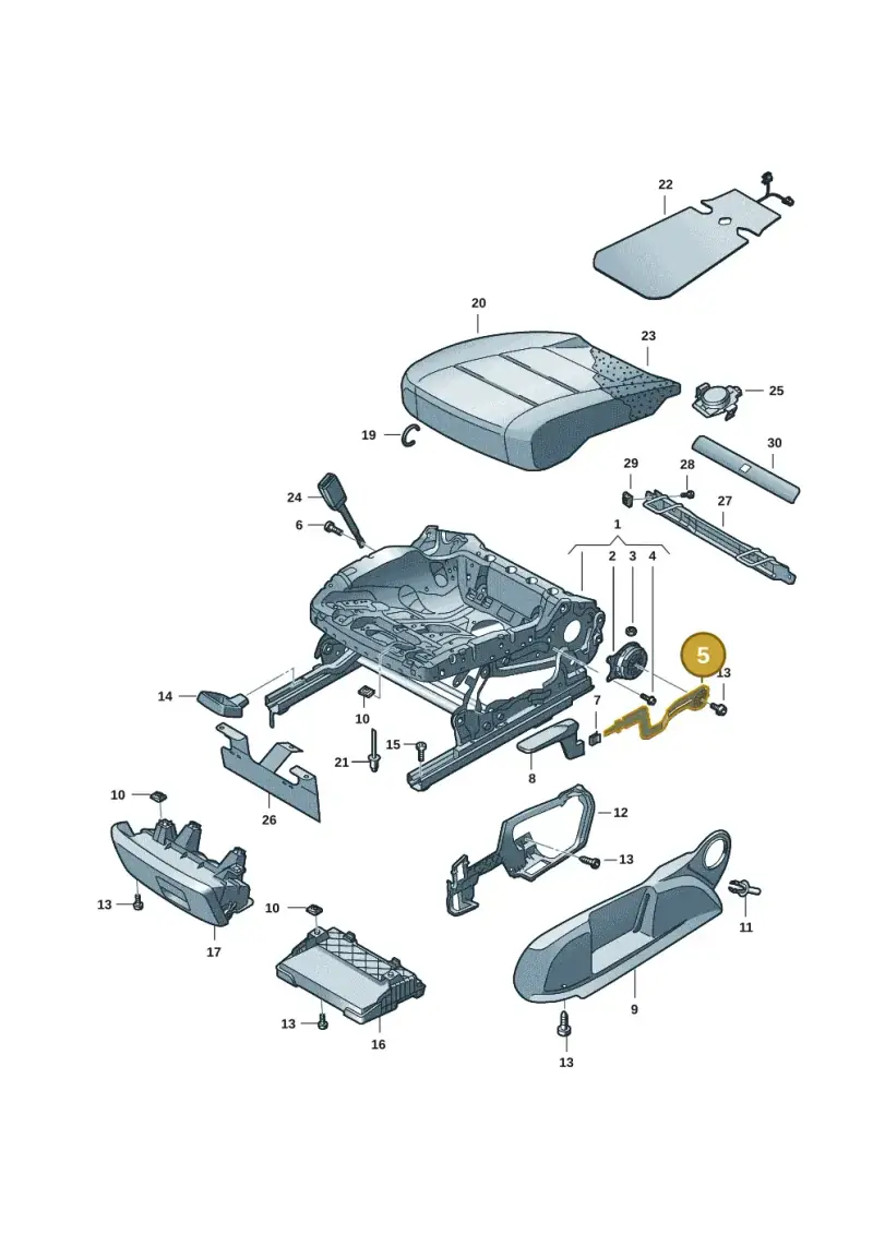 2G0881091 — SEAT Formentor TSI CUPRA (2020-) diagram 5fn881000, position 5