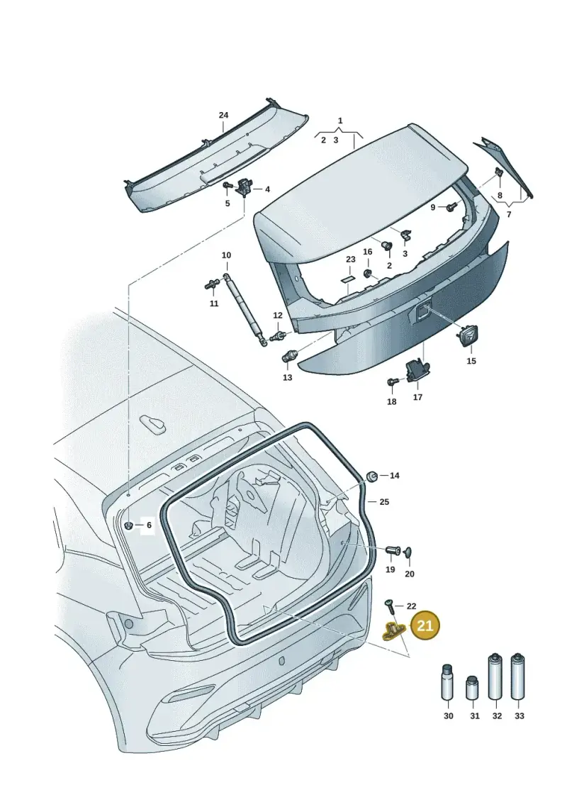 2G6827517A — SEAT EBoost CUPRA (2021-) diagram 10s827000, position 21