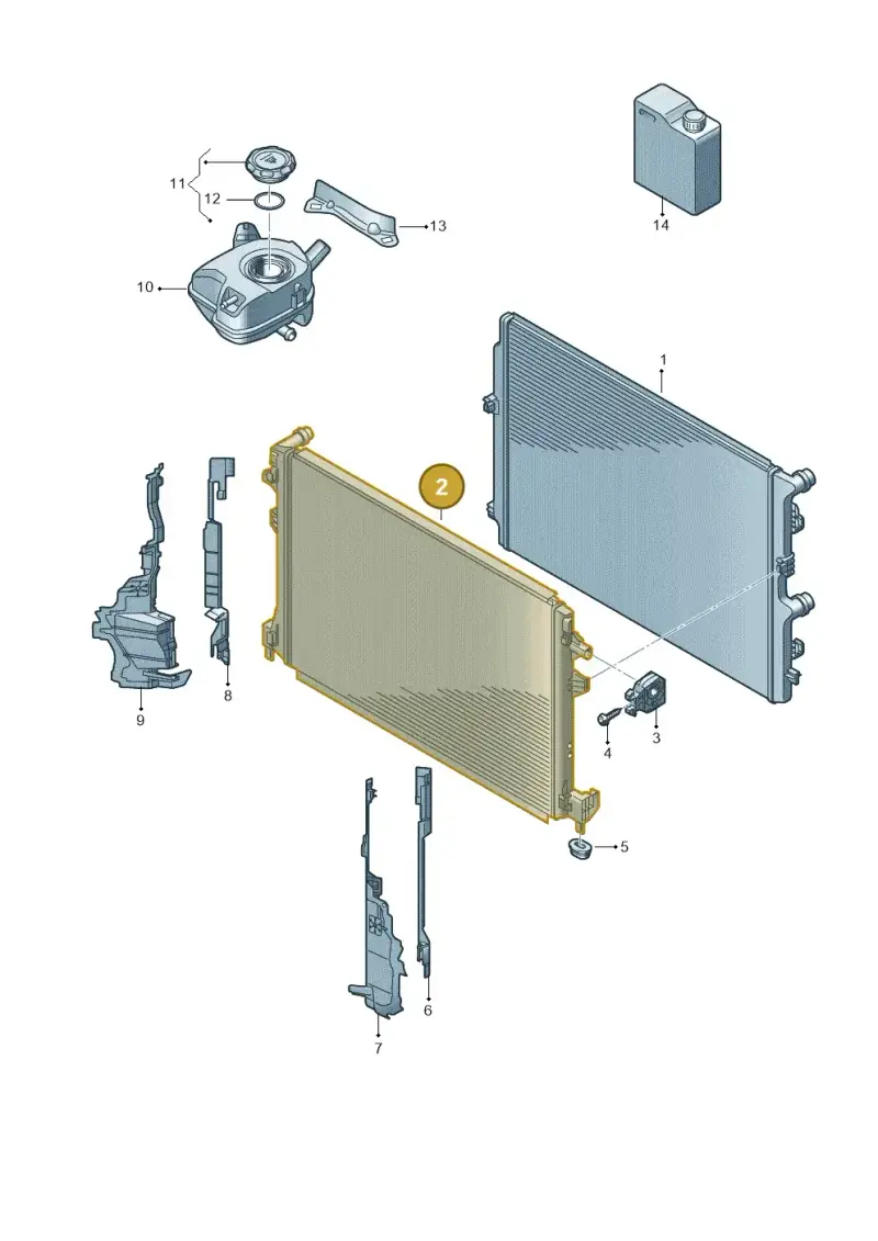 2Q0121253S — SEAT Arona FR (2017-) diagram 837122030, position 2