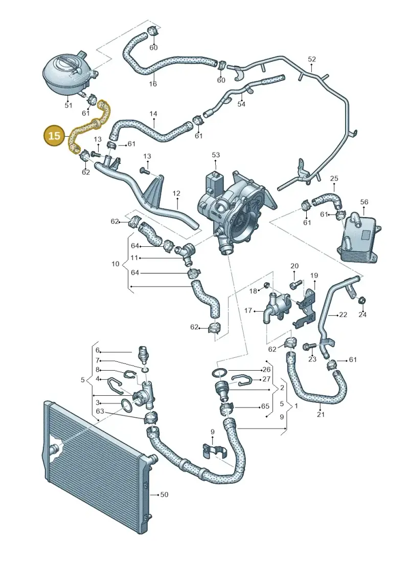 2Q0122109F — SEAT Formentor TSI CUPRA (2020-) diagram 890121230, position 15