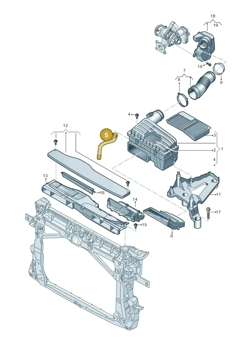 2Q0129637A — SEAT Arona FR (2017-) diagram 813129060, position 5