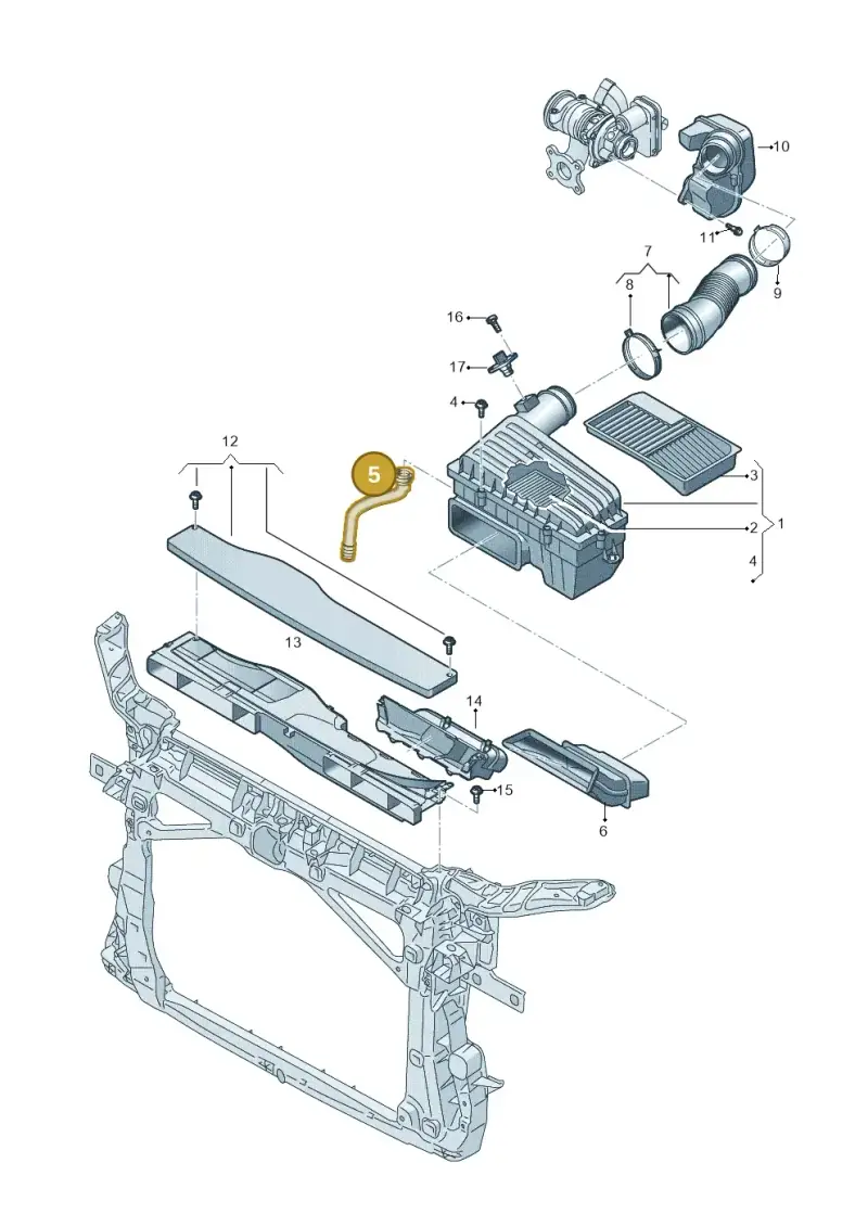 2Q0129637A — SEAT Arona FR (2017-) diagram 827129500, position 5