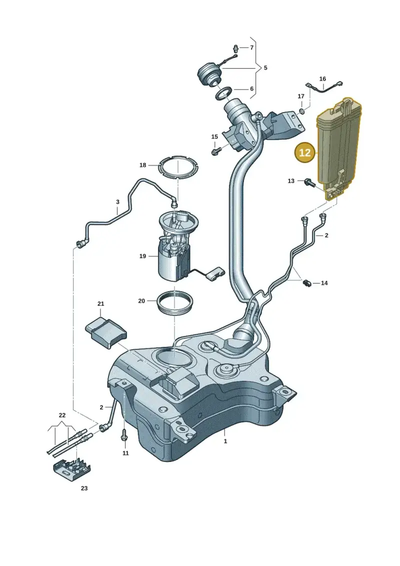 2Q0201801 — SEAT Arona FR (2017-) diagram 837201055, position 12