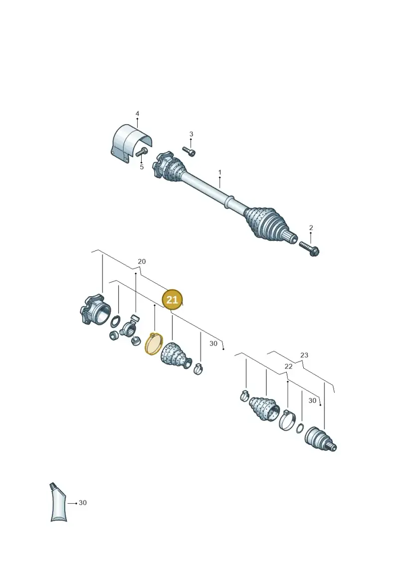 2Q0498201C — SEAT Leon style (2019-) diagram 827407200, position 21