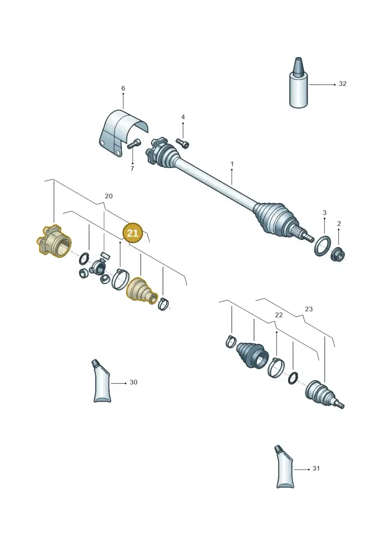 2Q0498201H — SEAT Arona FR (2017-) diagram 581407022, position 21