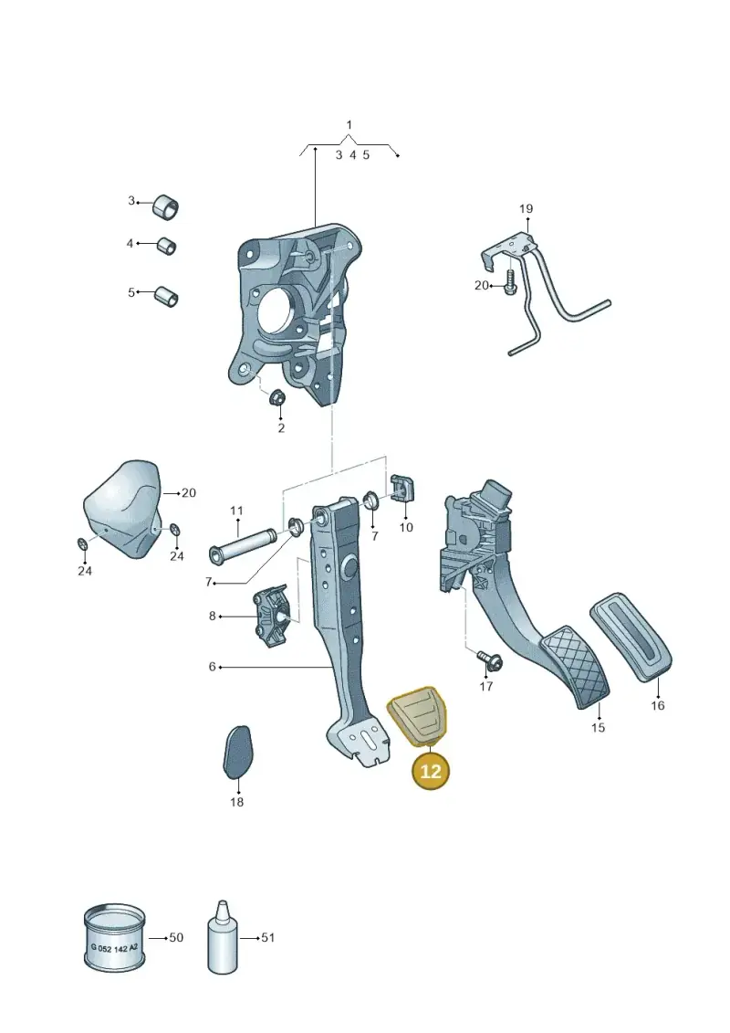 2Q0723173 — SEAT Arona FR (2017-) diagram 835721700, position 12