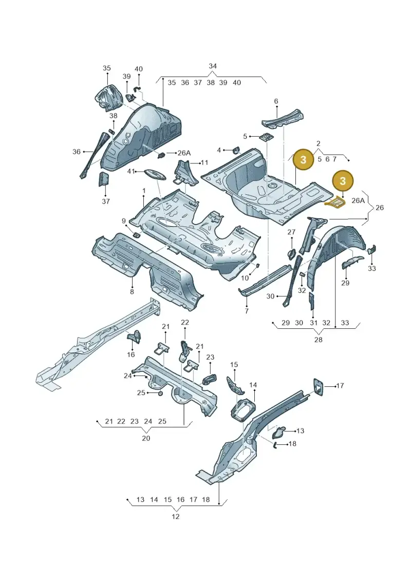 2Q0802091 — SEAT Arona FR (2017-) diagram 835803100, position 3