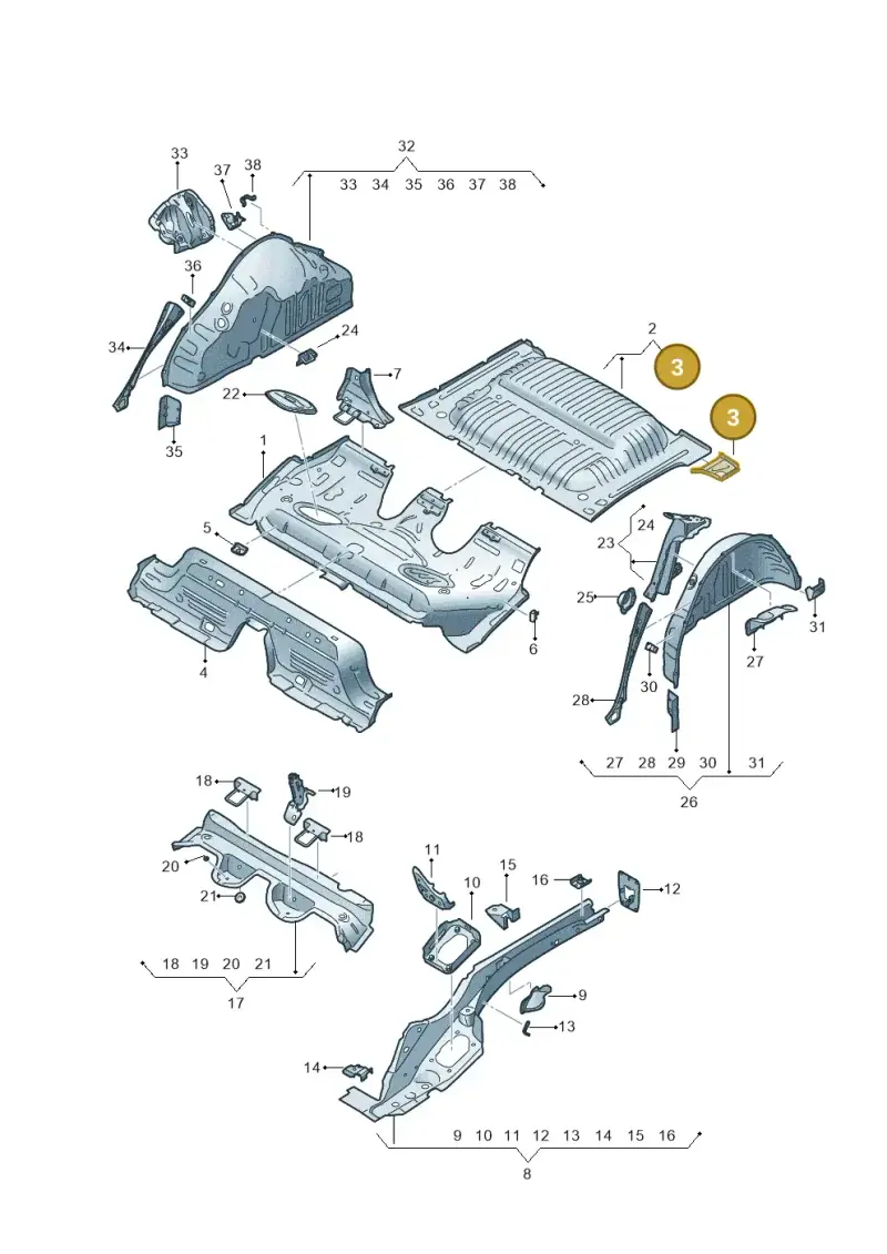 2Q0802091 — SEAT Arona FR (2017-) diagram 835803150, position 3