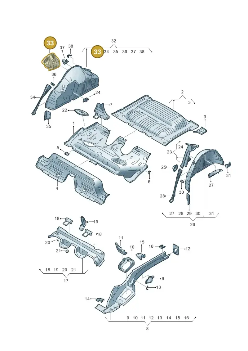 2Q0802192 — SEAT Arona FR (2017-) diagram 835803150, position 33