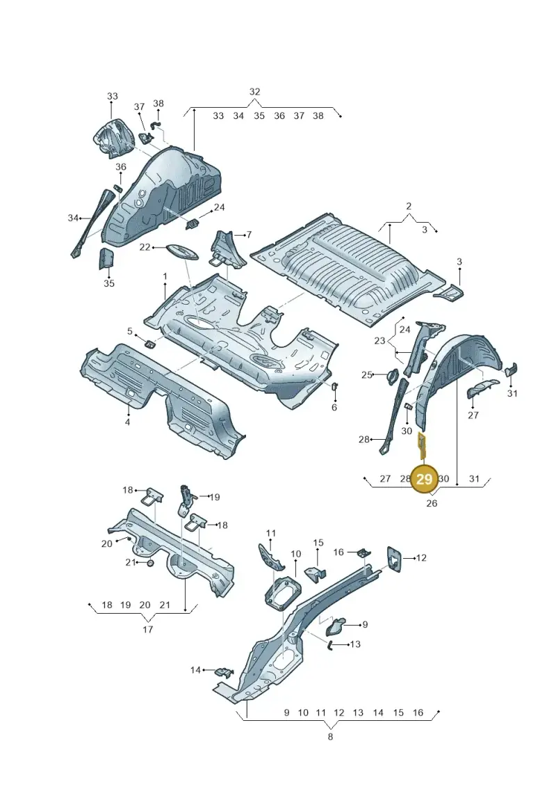 2Q0802397 — SEAT Arona FR (2017-) diagram 835803150, position 29