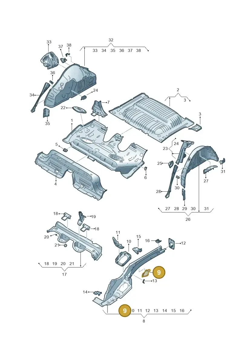 2Q0803457 — SEAT Arona FR (2017-) diagram 835803150, position 9