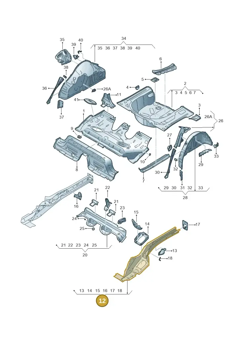 2Q0803502 — SEAT Arona FR (2017-) diagram 835803100, position 12