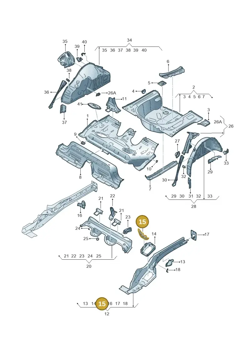 2Q0804142 — SEAT Arona FR (2017-) diagram 835803100, position 15