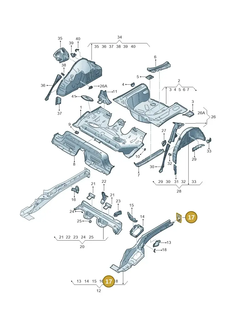 2Q0804474 — SEAT Arona FR (2017-) diagram 835803100, position 17