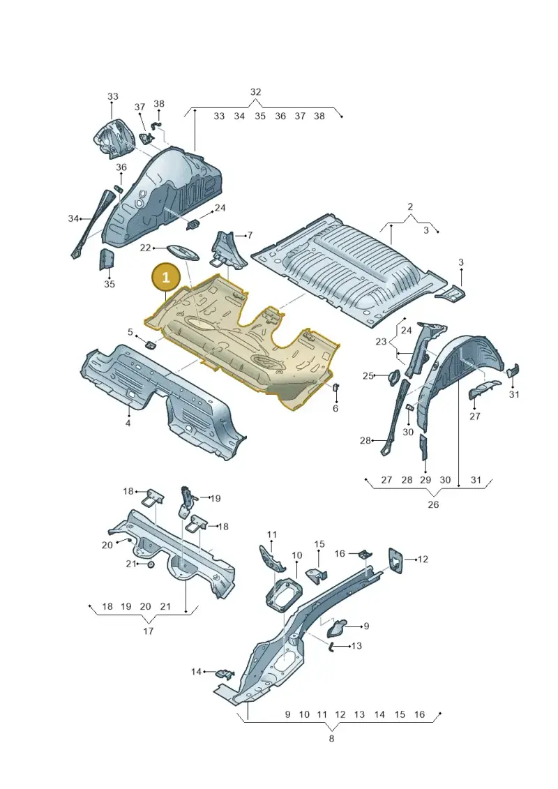 2Q0813115C — SEAT Arona FR (2017-) diagram 835803150, position 1