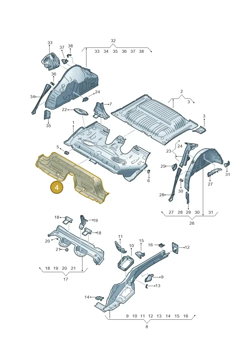 2Q0813146 — SEAT Arona FR (2017-) diagram 835803150, position 4