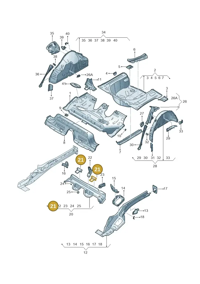 2Q0813545 — SEAT Arona FR (2017-) diagram 835803100, position 21