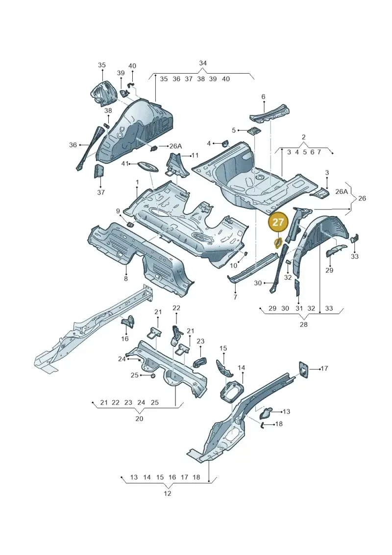 2Q0813722C — SEAT Arona FR (2017-) diagram 835803100, position 27