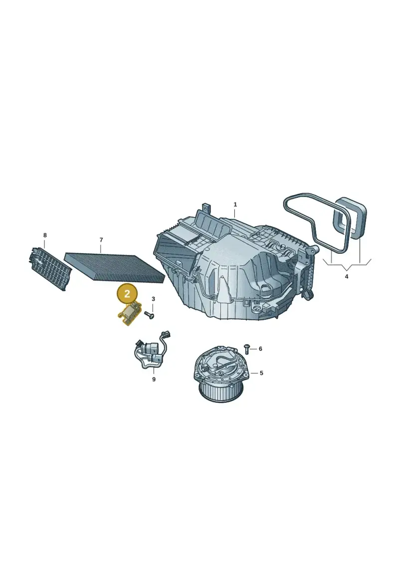2Q0907511F — SEAT EBoost CUPRA (2021-) diagram 10a820100, position 2