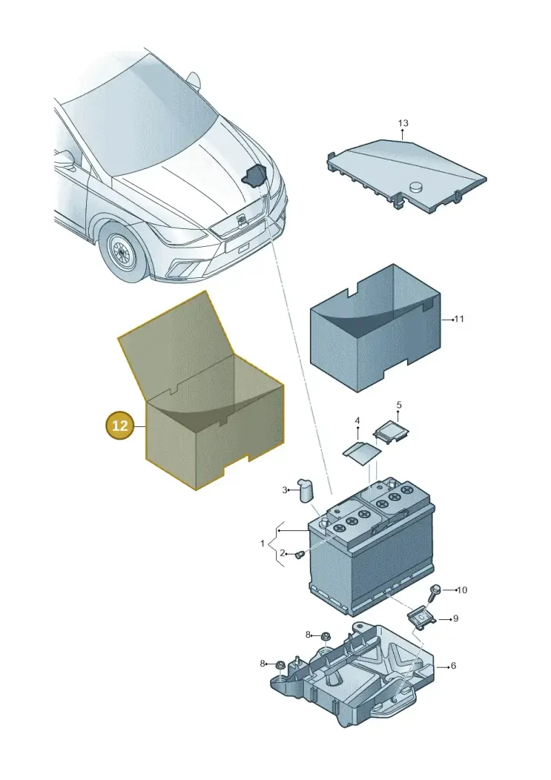 2Q0915418C — SEAT Arona FR (2017-) diagram 835915000, position 12