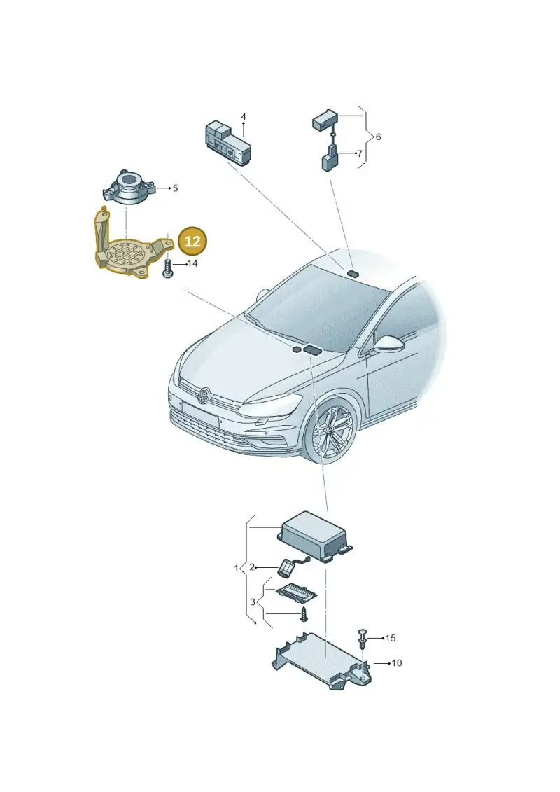 2Q0971846 — SEAT Arona FR (2017-) diagram 827035600, position 12