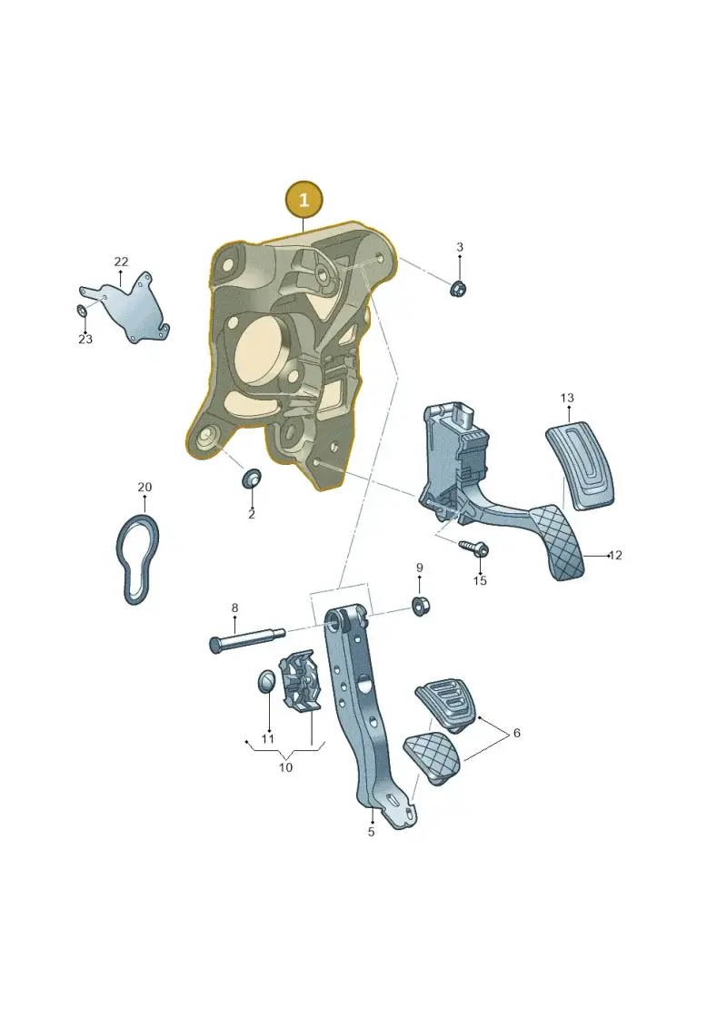 2Q2721117 — SEAT Ibiza FR (2017-) diagram 837721700, position 1