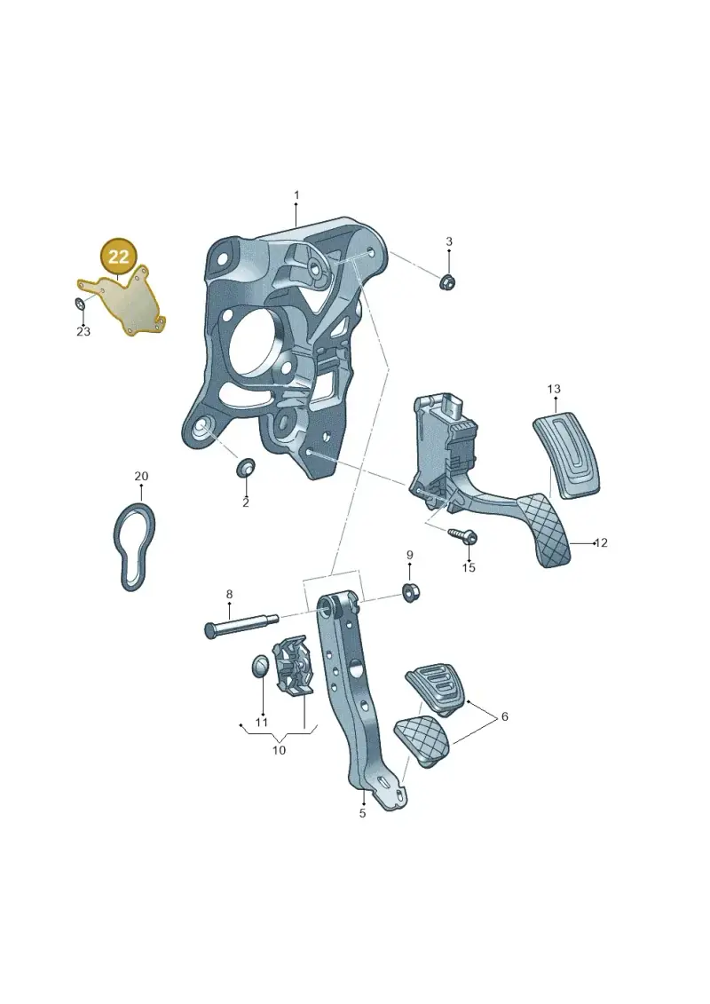 2Q2721615 — SEAT Ibiza FR (2017-) diagram 837721700, position 22