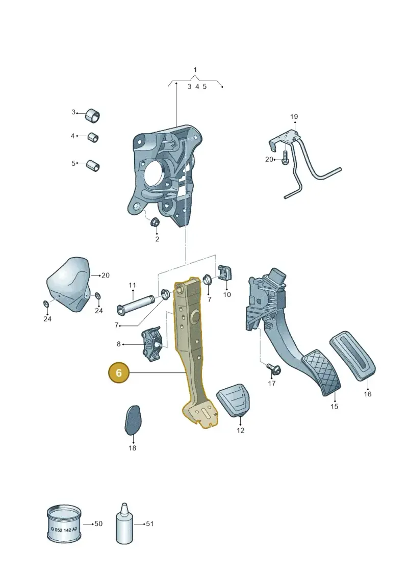 2Q2723142 — SEAT Arona FR (2017-) diagram 835721700, position 6