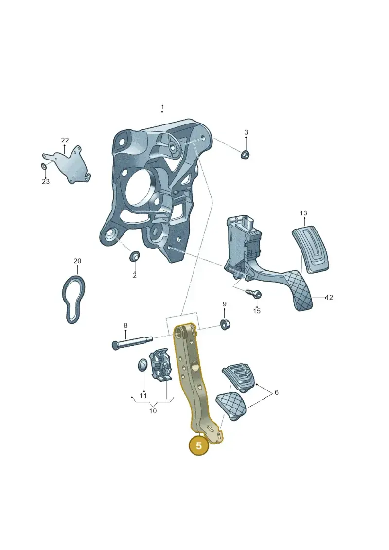 2Q2723142 — SEAT Ibiza FR (2017-) diagram 837721700, position 5