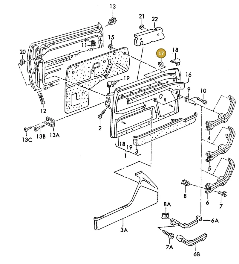 2TA853582 — Audi Coupe quattro/3   96 (1995-1995) diagram 142867000, position 17