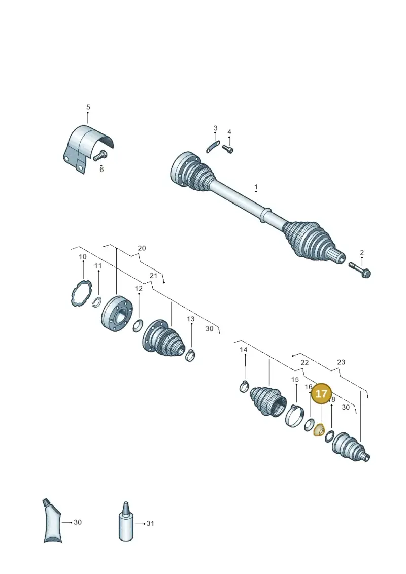 321407295A — SEAT Leon ST Stylance (2016-2020) diagram 649407220, position 17