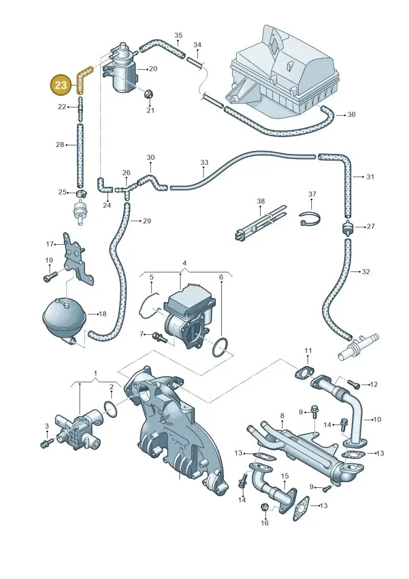 333955665 — Skoda SUPERB                 02> (2001-) diagram 404131300, position 23