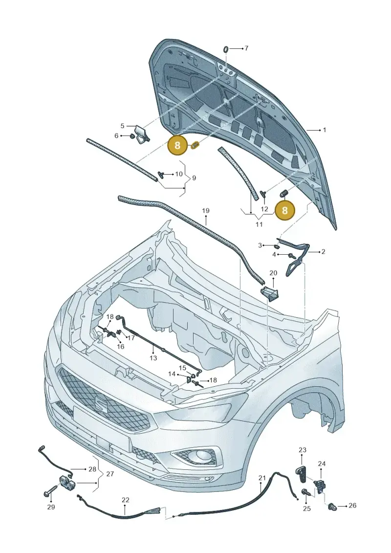 357823500A — SEAT Tarraco FR (2018-2024) diagram 591823000, position 8