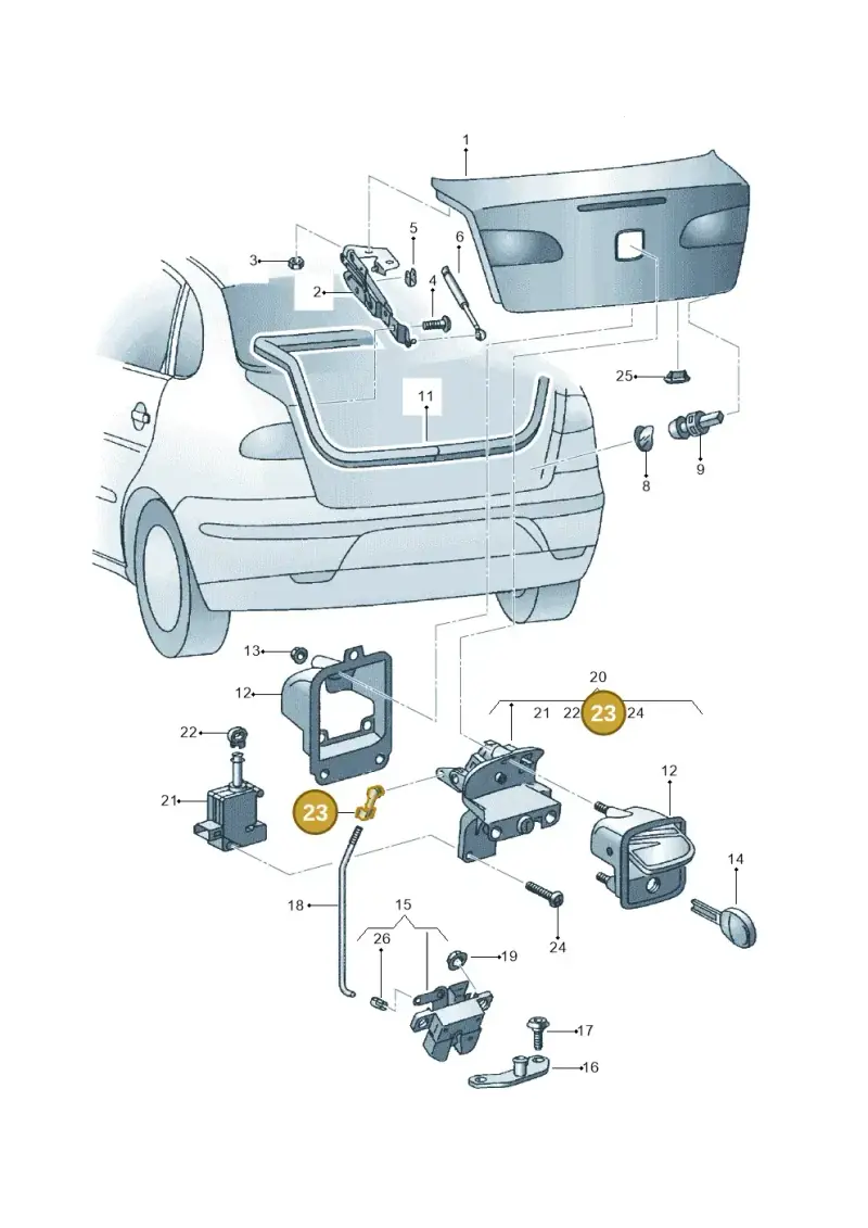 3B0827637 — SEAT CORDOBA                06> (2005-) diagram 401827000, position 23