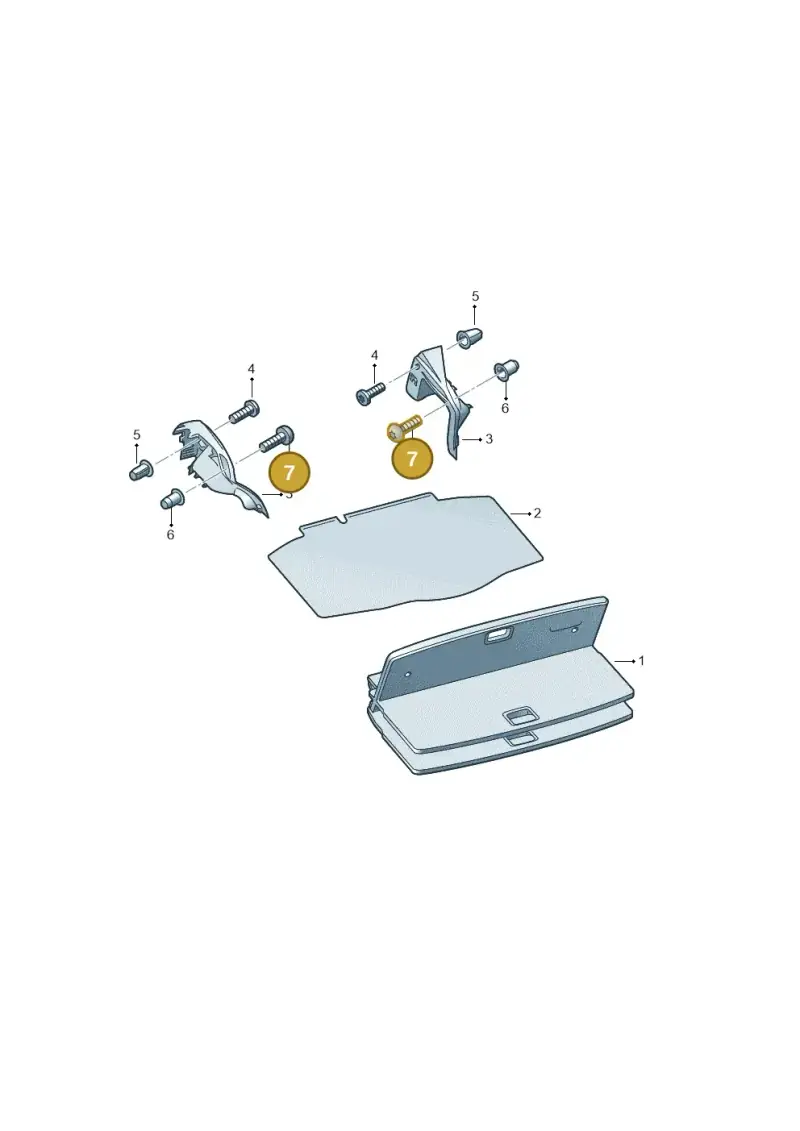 3B0867333 — SEAT Arona FR (2017-) diagram 835867850, position 7