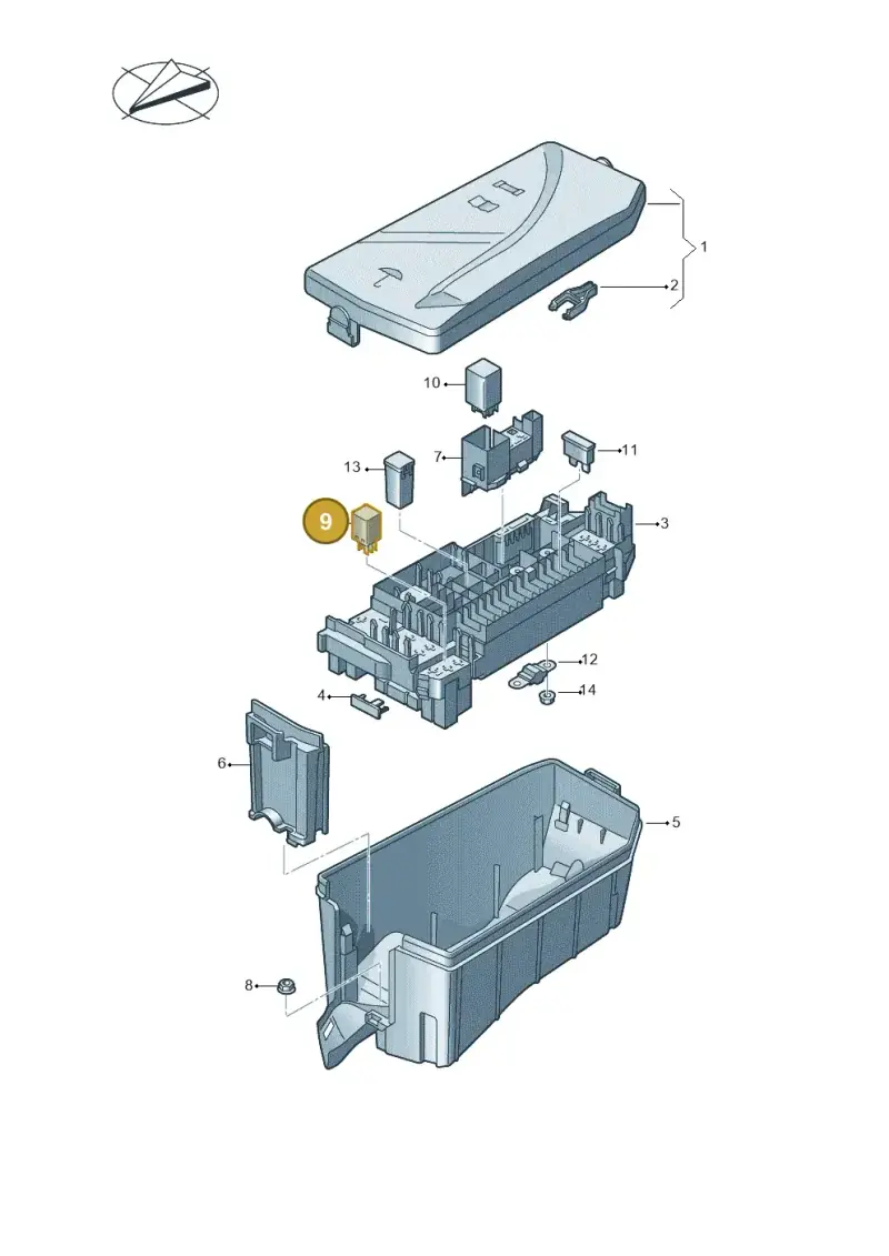 3B0951253 — SEAT Arona FR (2017-) diagram 837937100, position 9