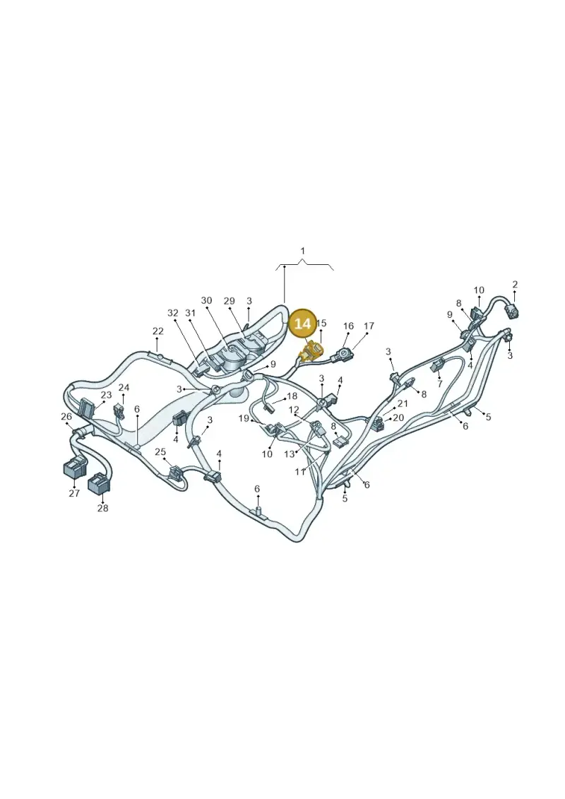 3B0972732 — SEAT Tavascan Cupra (2023-) diagram 20h972027, position 14