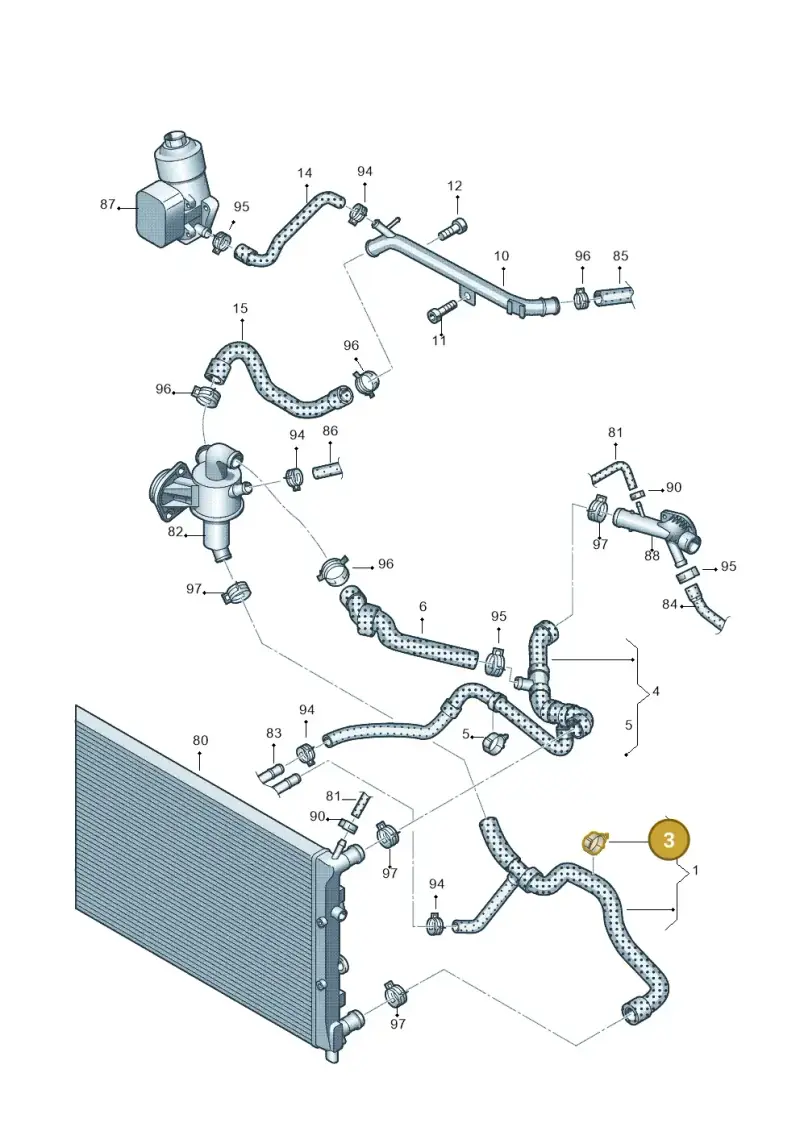 3C0121093 — SEAT Ibiza Reference (2012-2012) diagram 672121460, position 3