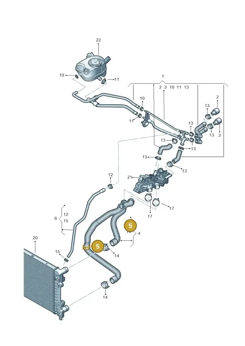 3C0121093 — SEAT Arona FR (2017-) diagram 837121040, position 5