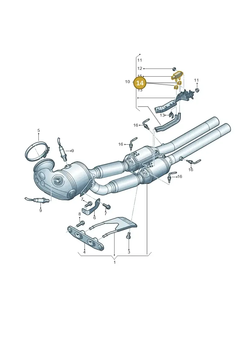 3C0131483A — SEAT Formentor TSI CUPRA (2020-) diagram 853253045, position 14